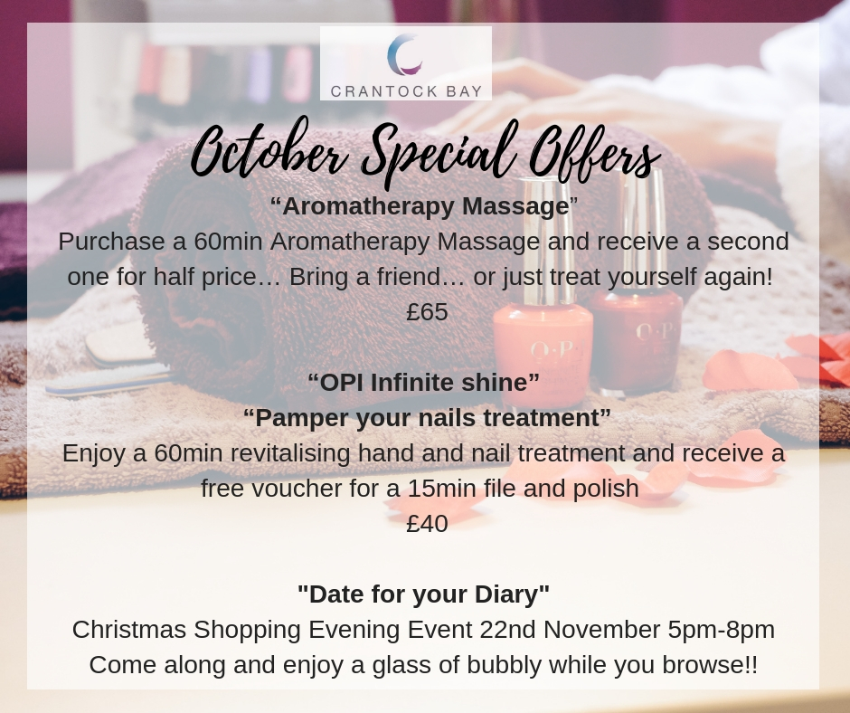 October Special Offers 1 - October Special Offers