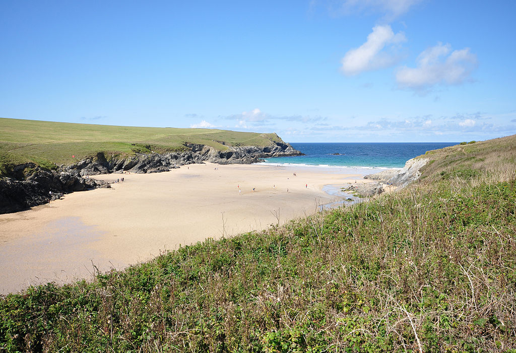 1024px Porth Joke - Where to find dog friendly beaches in Cornwall this summer
