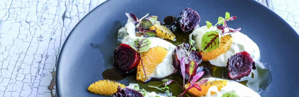 Goats cheese and beetroot 1030x335 - Christmas at Crantock