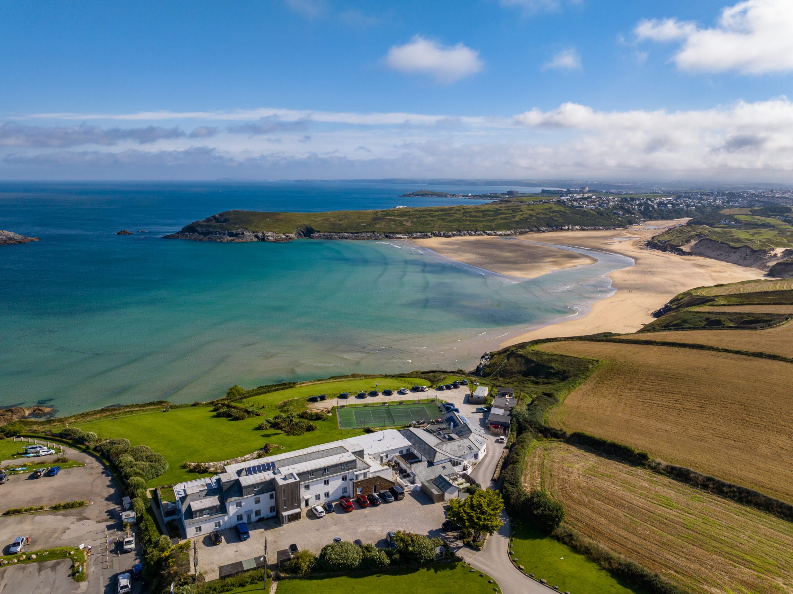 Crantock Bay aerials 12 scaled - Crantock Holiday Guide: Everything First-Time Visitors Need to Know | Crantock Bay